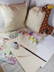 Decoupage na textil