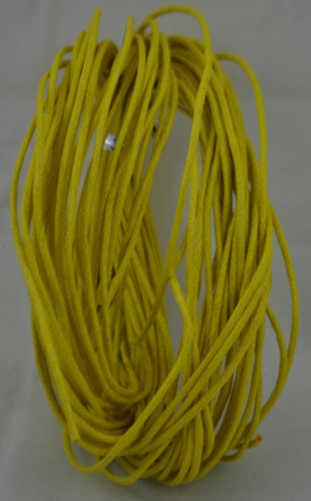 Voskovaná šnúrka 1,5mm- žltá
