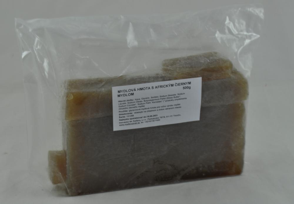 Mydlová hmota s africkým čiernym mydlom (0,50kg)