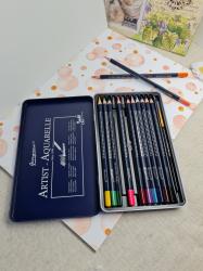 Aquarellov farbiky, sada 12 kusov