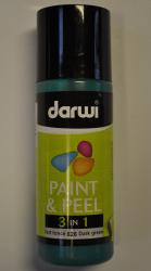 Paint & Peel 3v1- 80ml- 626 tmavozelen