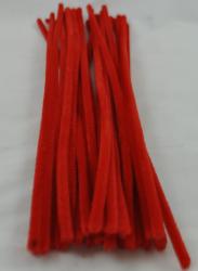 Drôt žinilkový 30cm- červený