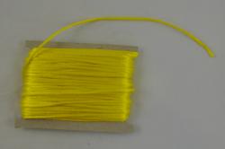 Ozdobná šnúrka-100% polyester žltá tmavá 2mm