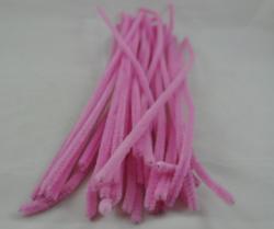Drôt žinilkový 30cm- ružový
