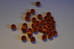 Korálky drevené/priemer 8mm (cca 15g)- oranžové