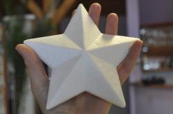 Polystyrénová hviezda 15,5cm