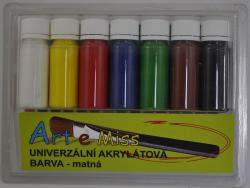 Sada acrylovch farieb- 7x12ml- matn