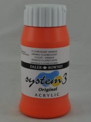 Daler-Rowney SYSTEM 3, 500 ml-  fluorescenčná oranžová
