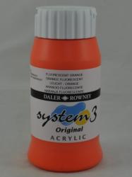 Daler-Rowney SYSTEM 3, 500 ml-  fluorescenn oranov