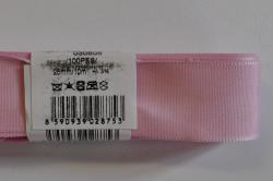 Stuha- taftová- šírka 25mm- ružová svetlá