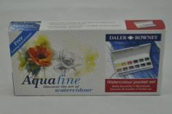 Aquafine aquarelov farby- sada 12ks