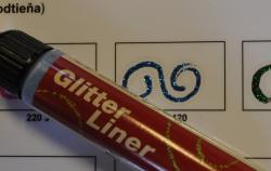 Gliter liner, 28ml- modr