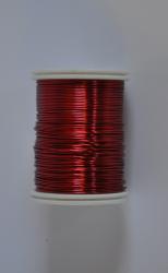 Drôt- medený 0,6mm/14m- červený