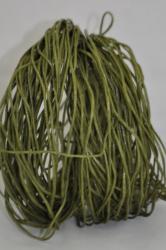 Voskovaná šnúrka 1mm- zelená olivová