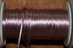 Ozdobná šnúrka-100% polyester lila 2mm