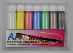 Sada acrylových farieb- 7x12ml- perleťové