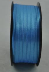 Stuha-saténová obojstranná- šírka 5mm- modrá azúrová