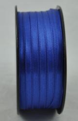Stuha-saténová obojstranná- šírka 5mm- modrá tmavá