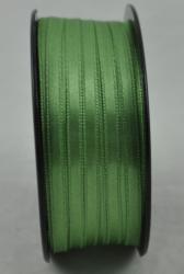 Stuha-saténová obojstranná- šírka 5mm- zelená tráva