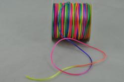 Ozdobn nrka-100% polyester nenov farebn 1mm