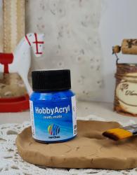 Acrylov farba matn 59ml- neonov modr