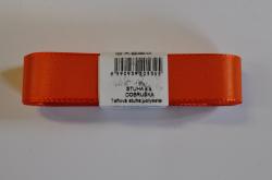 Stuha- taftová- šírka 25mm- oranžová tmavá