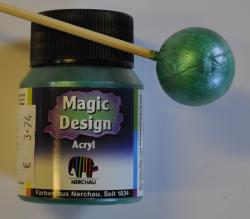 Hobby acryl Magic design, 59ml- zelená