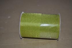 Stuha- organza- šírka 113mm, zelená