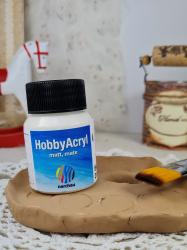 Acrylov farba matn 59ml- antick biela