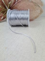 Ozdobn nrka-100% polyester siv 1mm