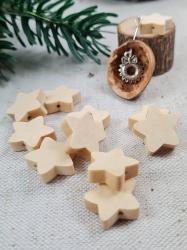 Korlky dreven hviezdika 2cm (balenie 20 ks) 