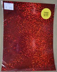 Nažehľovacia fólia na textil- holografická červená