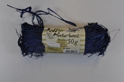 Rafia prrodn (50g)- modr tmav