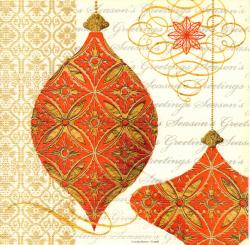 Holyday ornaments gold