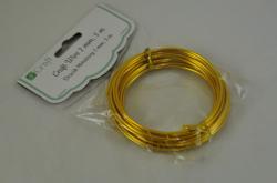 Drôt- 2,0mm x 5m- zlatý