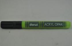 Acryl Opak- popisovač 6ml- 601 zelená anízová