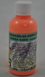 Acrylov farba- 52g- svietiaca oranov