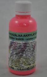 Acrylov farba- 52g- svietiaca erven