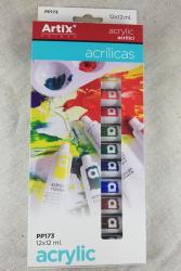 Sada acrylovch farieb, 12ks (12ml)