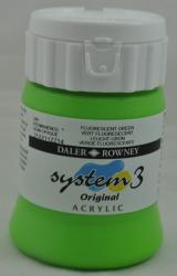 Daler-Rowney SYSTEM 3, 250 ml- fluorescenn zelen