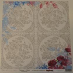 Obojstranný papier Floral Embroidery, Embroidery Patterns