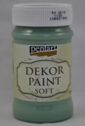 Dekor Paint Soft, 100ml- zelená tyrkys