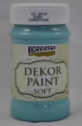 Dekor Paint Soft, 100ml- modr tyrkys