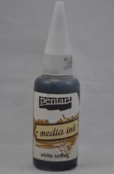 Media Ink, 20ml- biela kva