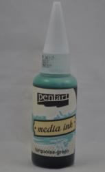 Media Ink, 20ml- zelen tyrkys