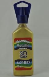 Acrylov farba 3D- 37ml- perleov zlat