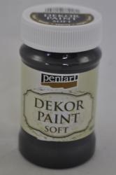 Dekor Paint Soft, 100ml- èierna