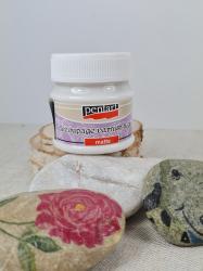 Lepidlo s lakom na decoupage- matn, 50ml