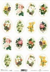 Ryov papier A4- Medailny kvety
