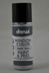 Paint & Peel kontúra- 80ml- 081 strieborná